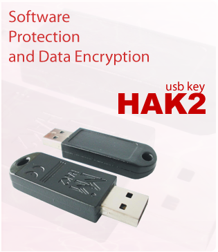 Software protection and data encryption USB key - HAK2